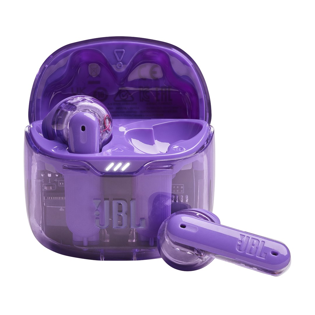 Dëgjuese JBL Tune Flex Ghost Edition, True Wireless Stereo (TWS), transparente / vjollcë