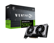 Kartelë grafike MSI VENTUS GeForce RTX 5060 Ti 16G 2X OC PLUS, NVIDIA, 16GB GDDR7