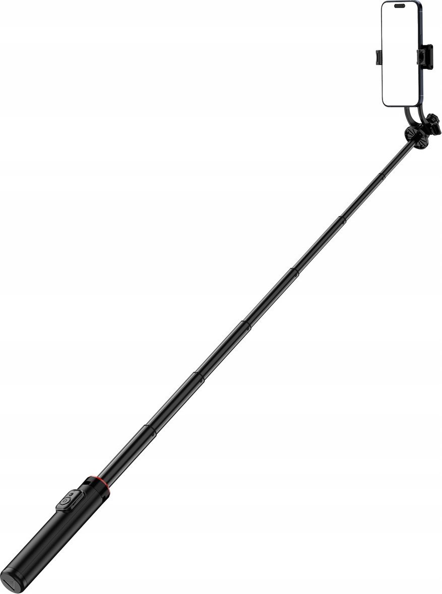 Selfie stick me tripod Wc1Y2S, 1.3m, aliazh alumini, i zi