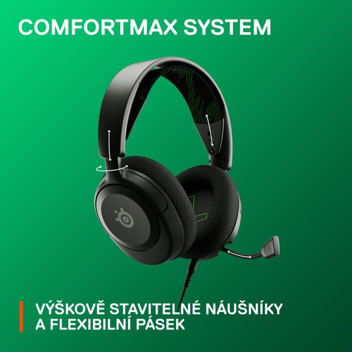 [OUTLET] Kufje SteelSeries Arctis Nova 1X, të zeza