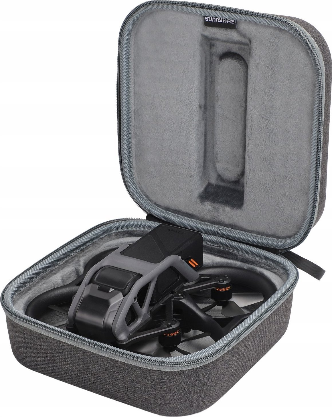 Kuti mbrojtëse droni SunnyLife AT-B480-D për DJI Avata, rezistente ndaj ujit, me karabinier, e zezë