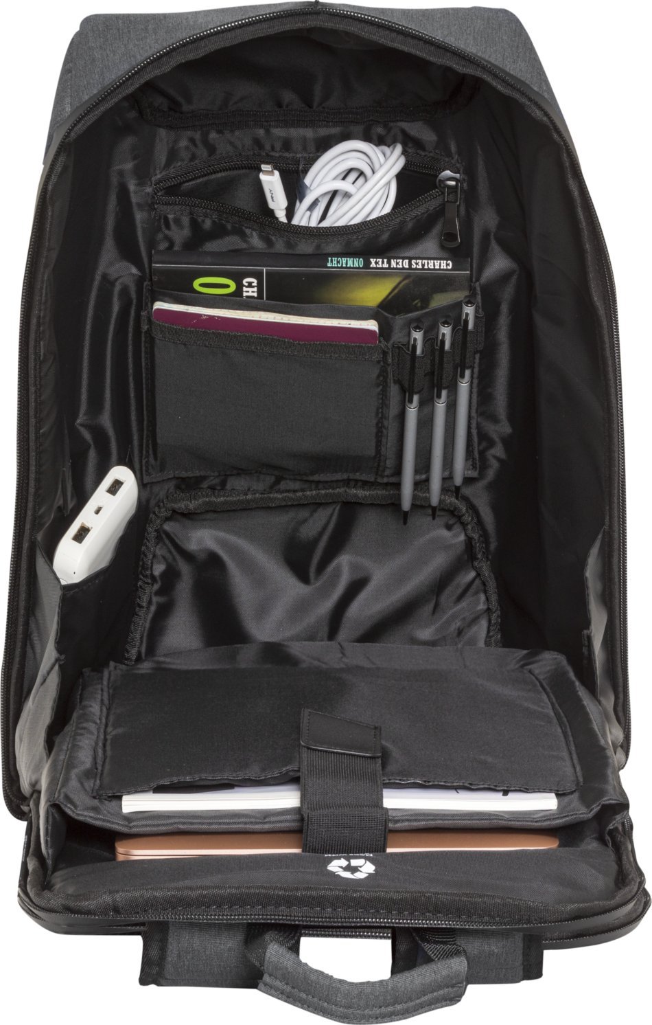 Çantë shpine Dbramante1928 Christiansborg BG16CC001713, për laptop 16", gri