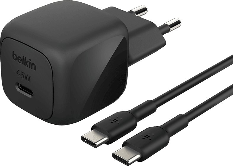 Karikues Belkin 45W USB C, Power Delivery, PPS, i zi