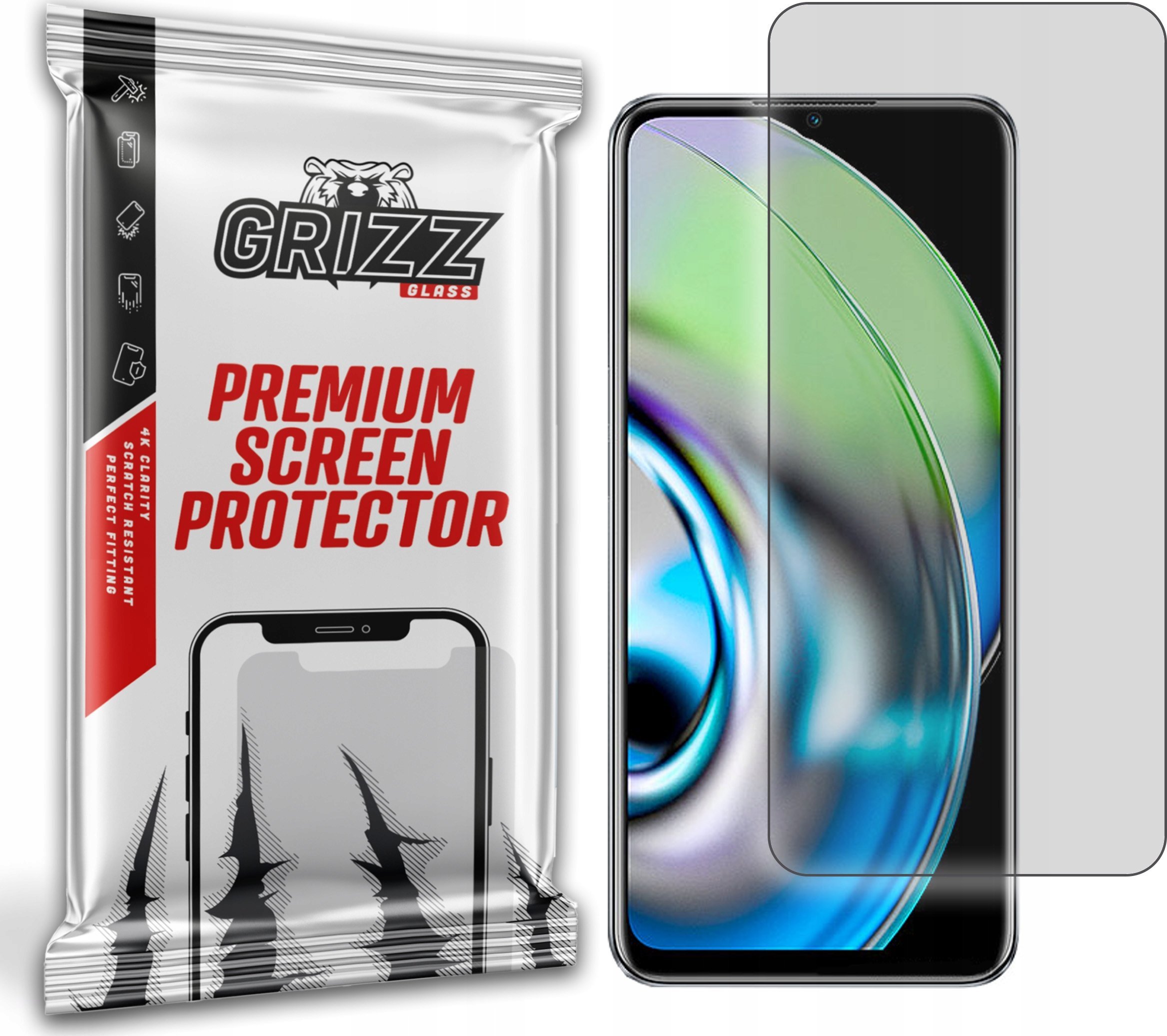 Mbrojtës ekrani matte GrizzGlass PaperScreen për Realme V23i