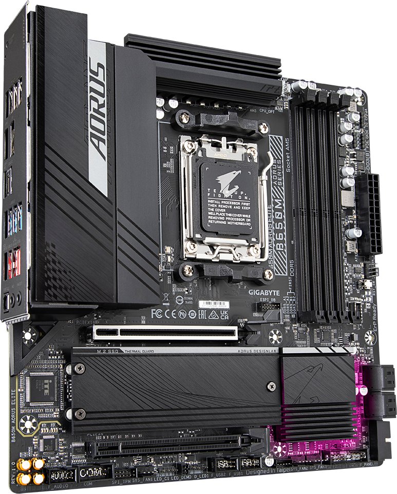 Motherboard Gigabyte B650M AORUS ELITE, socket AM5, DDR5, mATX