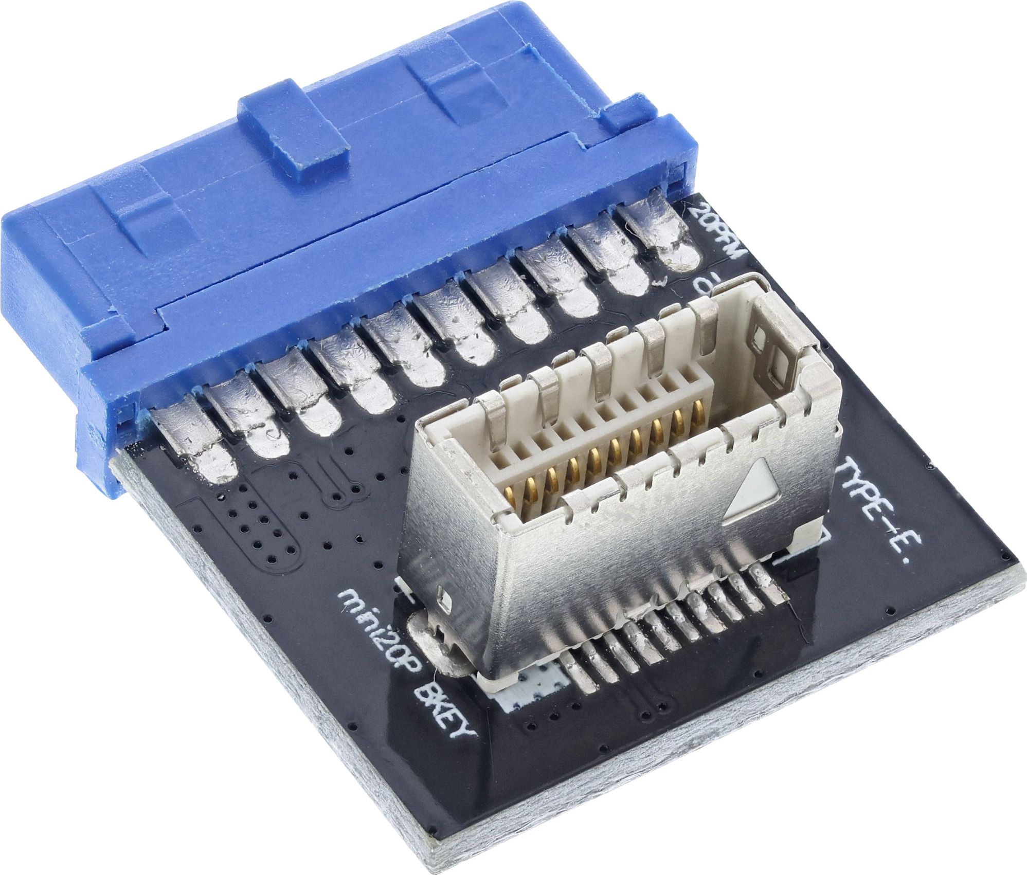 Adapter i brendshëm InLine 33446C, USB 3.0 në USB 3.1 Key B