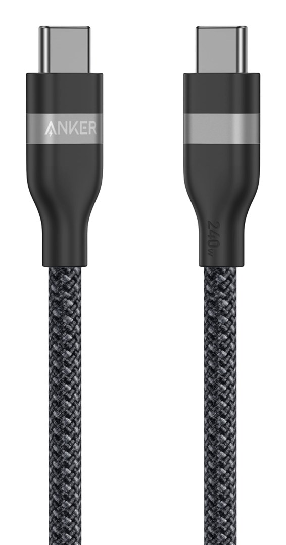 Kabllo USB-C në USB-C Anker, 3ft, 240W, e zezë