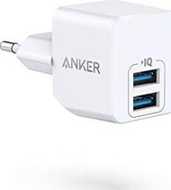 Полнач Anker 320, 12W, 2 USB порти, бел