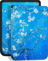 Kapak mbrojtës PocketBook InkPad 3 3 Pro, grafik, plastikë, aprikot