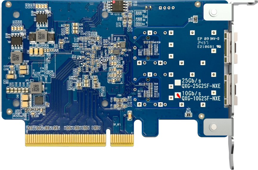 Мрежна картичка QNAP QXG-10G2SF-NXE, 2 порти 10GbE SFP+, PCIe