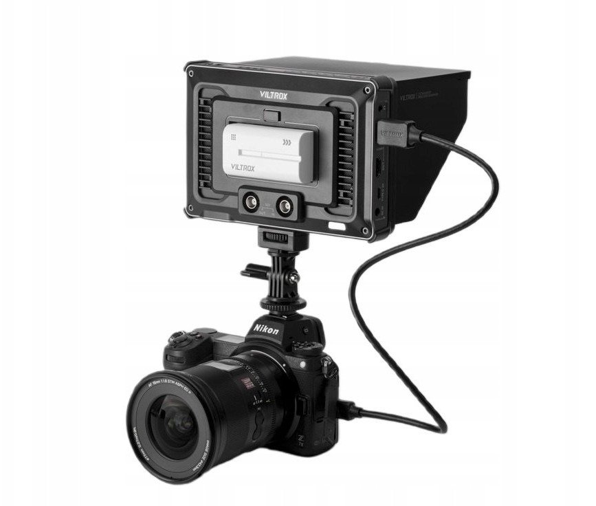 Monitor video Viltrox 7", IPS, 1280x800, HDMI 1.4 dhe SDI, i zi