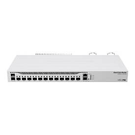 Ruter MikroTik CCR2004-1G-12S+2XS, 12x SFP+ 10G, 2x SFP28 25G, i bardhë
