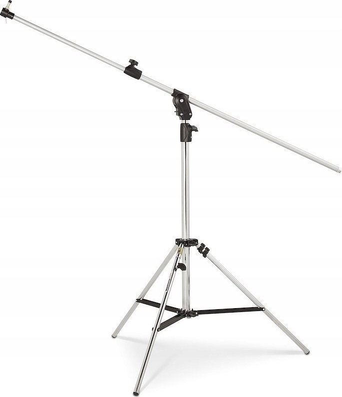 Статив за осветлување Manfrotto 420CSU Combi Boom, висина 3.9 m, капацитет 12 kg, сребрен