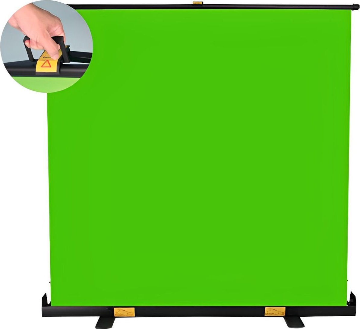 Ekran i gjelbër Mozos GS Pro, 150 x 200 cm, portativ, i gjelbër