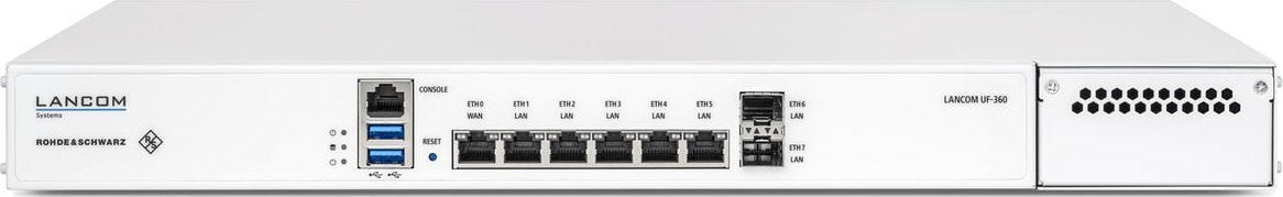 Firewall rrjeti LANCOM R+S Unified Firewall UF-360, 1U, montim në rack