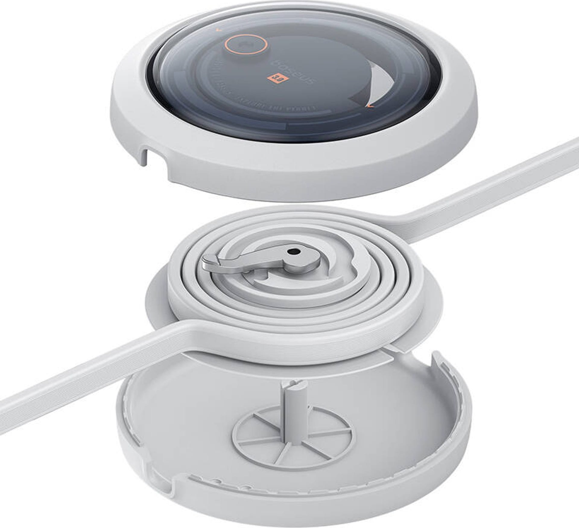 Kabllo karikimi Baseus Free2Draw Retractable Crystal, USB, karikim i shpejtë, transparente