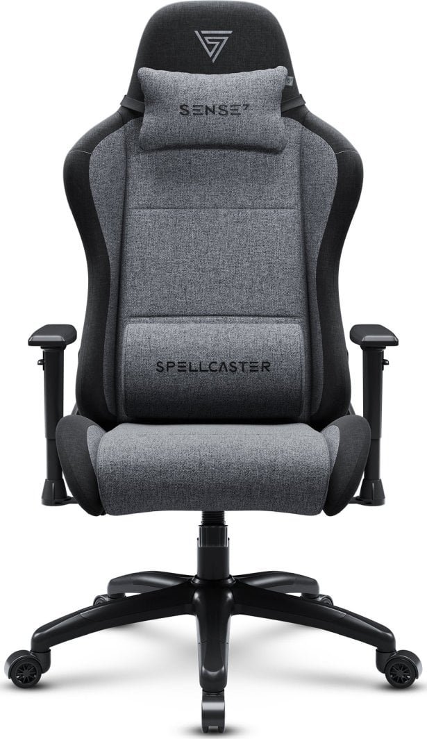 Стол SENSE7 Spellcaster FUKU XL, материјал, сив/црн