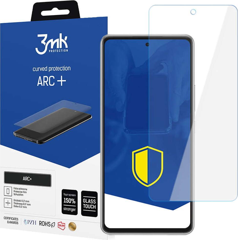 Заштитен филм за екран 3MK ARC+ FS за Самсунг Галакси A53 5G, 0.17mm, висока проѕирност