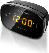Radio alarm Muse M-150 CR, ekran dixhital, FM, i zi