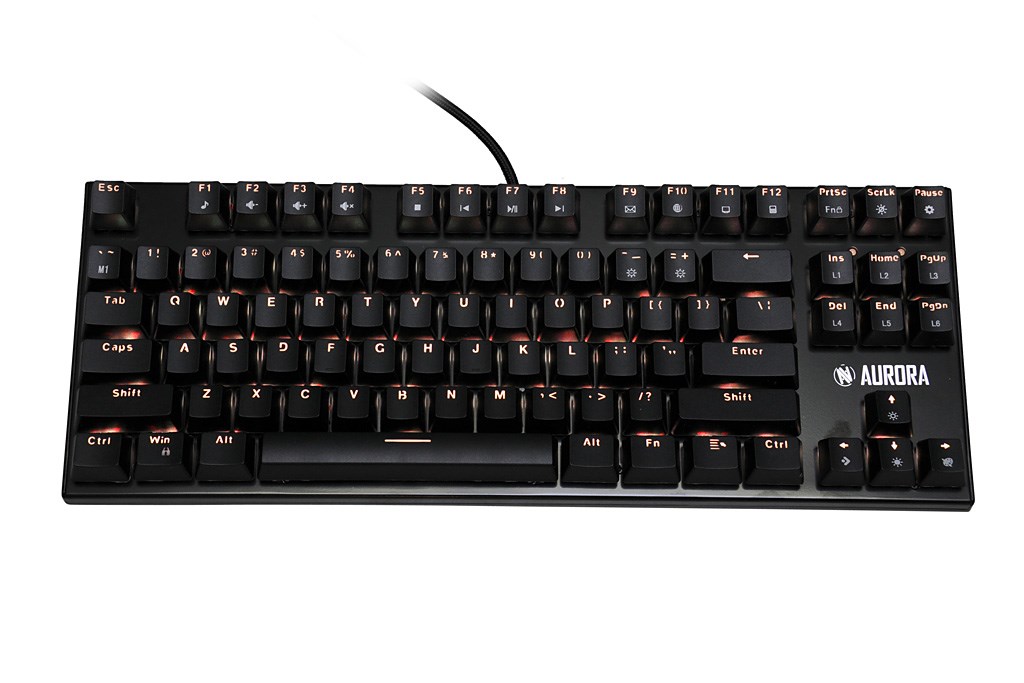 Tastierë iBOX Aurora K-2R, Blue Switch, RGB, e zezë