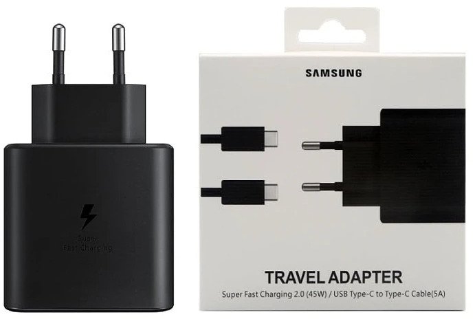Adapter karikues Samsung EP-TA845, USB C, 45W PD, i zi