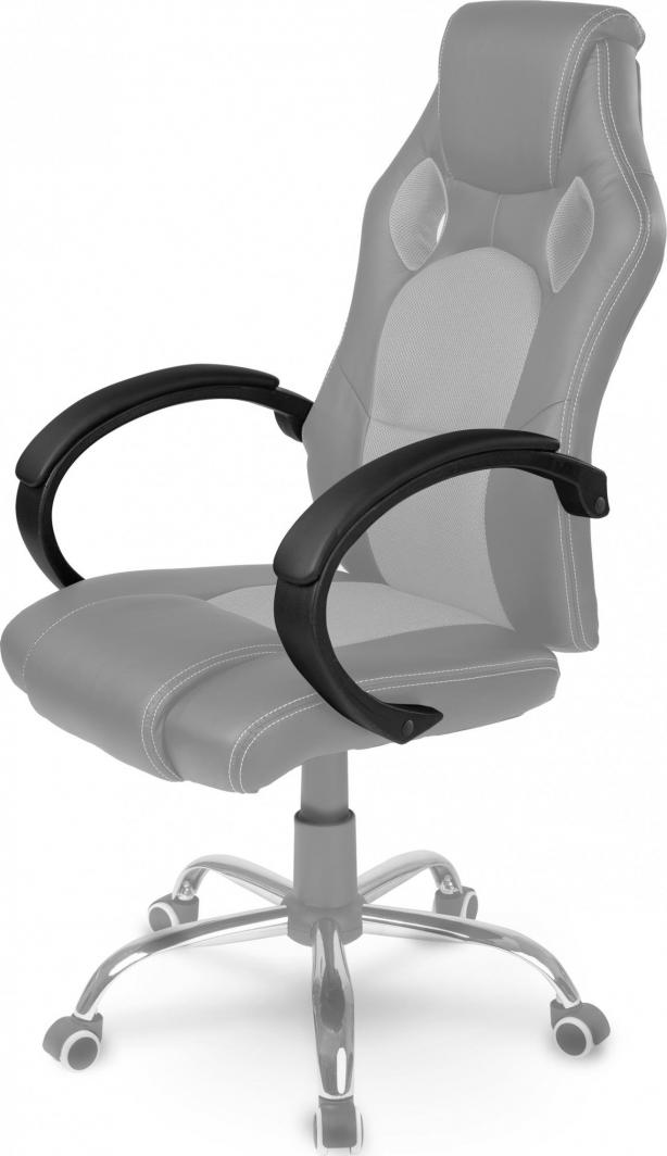 Mbështetëse krahësh Sofotel për karrigen e zyrës Master, të zeza