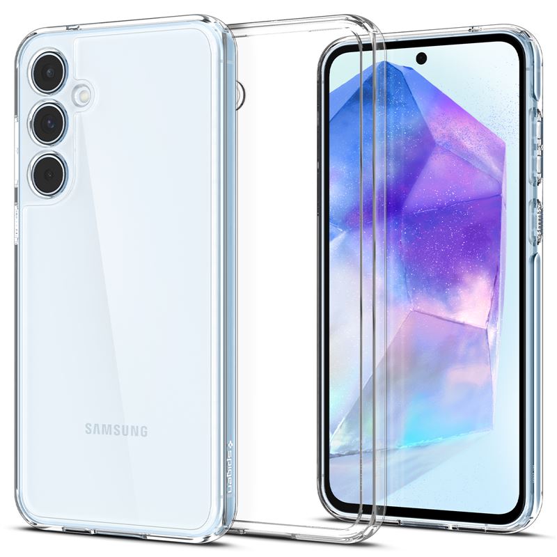 Mbështjellëse për Samsung Galaxy A55 Spigen Ultra Hybrid, e kaltër