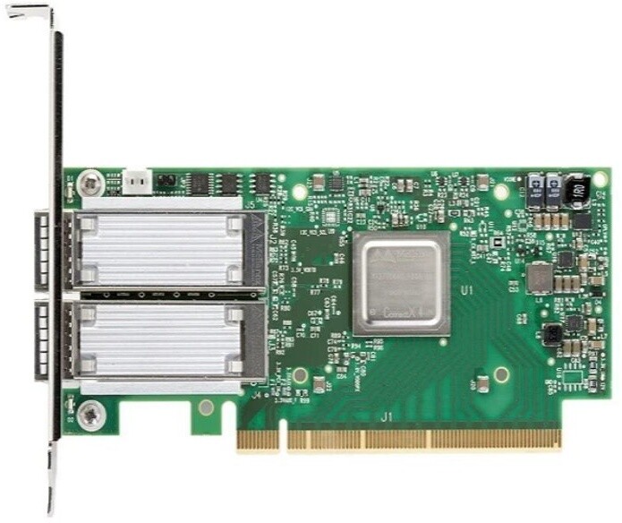 Мрежна картичка Dell Mellanox ConnectX-5 V2, 10/25Gbase-T, 2x SFP28, за PE T640