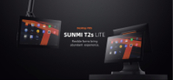 Sistem POS SUNMI T2 Lite L1573, ekran 15.6" me prekje, 4GB RAM 64GB, zi portokalli