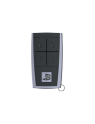 Telekomandë Videofied KF240, 4 butona, 70 x 40 x 10 mm, e zezë