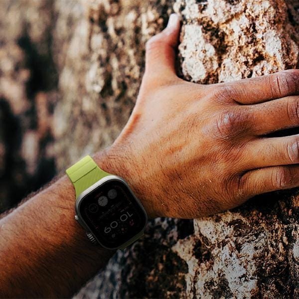 Ремче Uniq Stride за Apple Watch, 38/40/41mm, FKM гума, каки