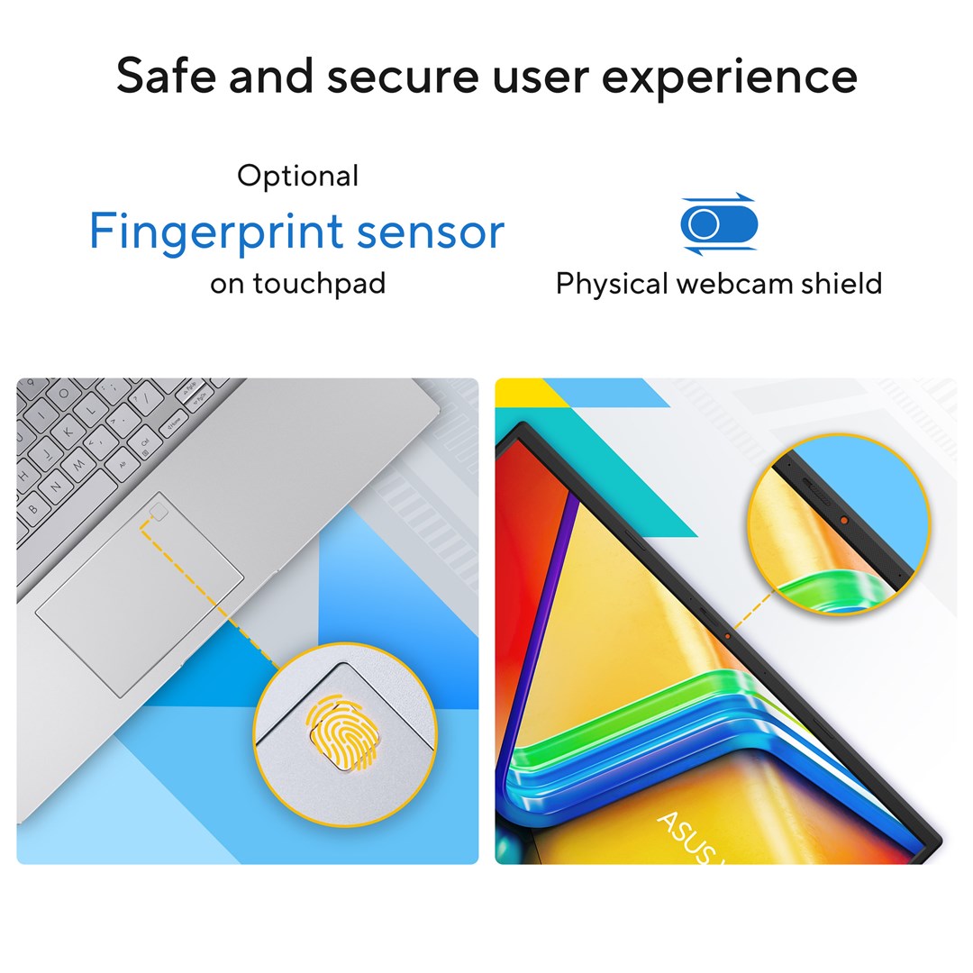 Laptop ASUS Vivobook 15 X1504VA-BQ2947, Intel Core 5 120U, 15.6", 16GB RAM, 512GB SSD, Intel Graphics, i kaltër