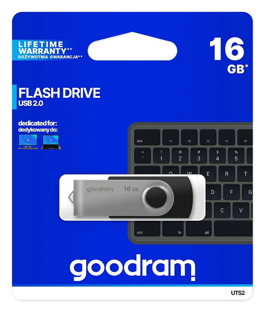 USB Goodram UTS2, 16 GB, USB Type-A
