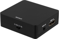 Адаптер аудио видео Deltaco HDMI-7038, HDMI во HDMI и SPDIF, Full HD 1080p, црн