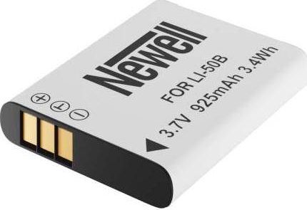 Bateri aparati Newell LI-50B, Li-ion, zëvendësuese, gri
