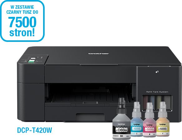 Printer shumëfunksional Brother DCP-T420W (DCPT420WYJ1), i zi