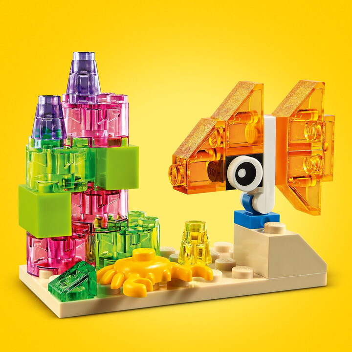 Kube krijuese LEGO Classic 11013 transparente