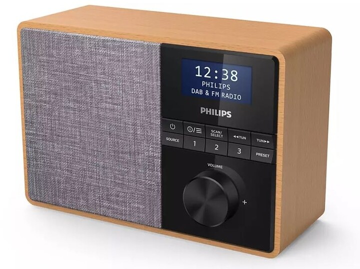 Radio Philips TAR5505, e hirtë / dru