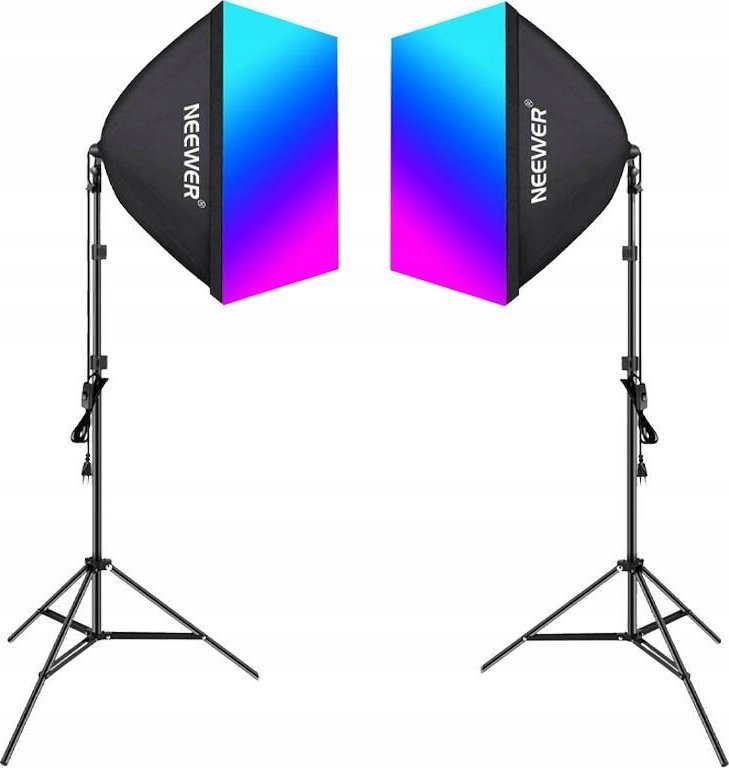 Set dritash video NEEWER NK800, softbox 60 cm, LED, me stativ