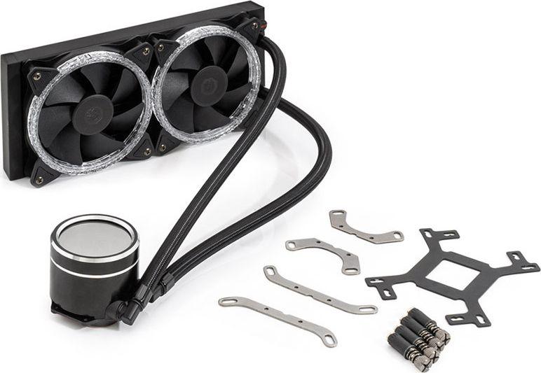 Ftohës uji AIO BitsPower Cyclops 240, radiator 240mm, ARGB, i zi