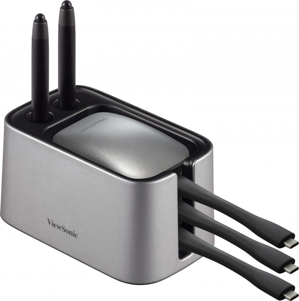 Kuti ruajtëse ViewBoard Cast Dongle Storage Box, kompakte, gri e zezë