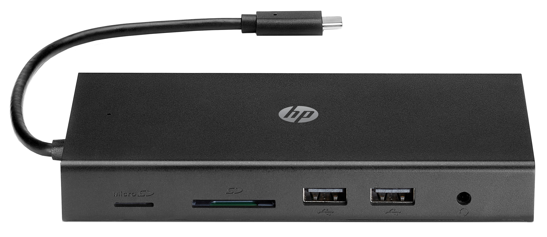 Qendër lidhjeje HP Travel USB-C Multi Port Hub, 1Gbps, e zezë