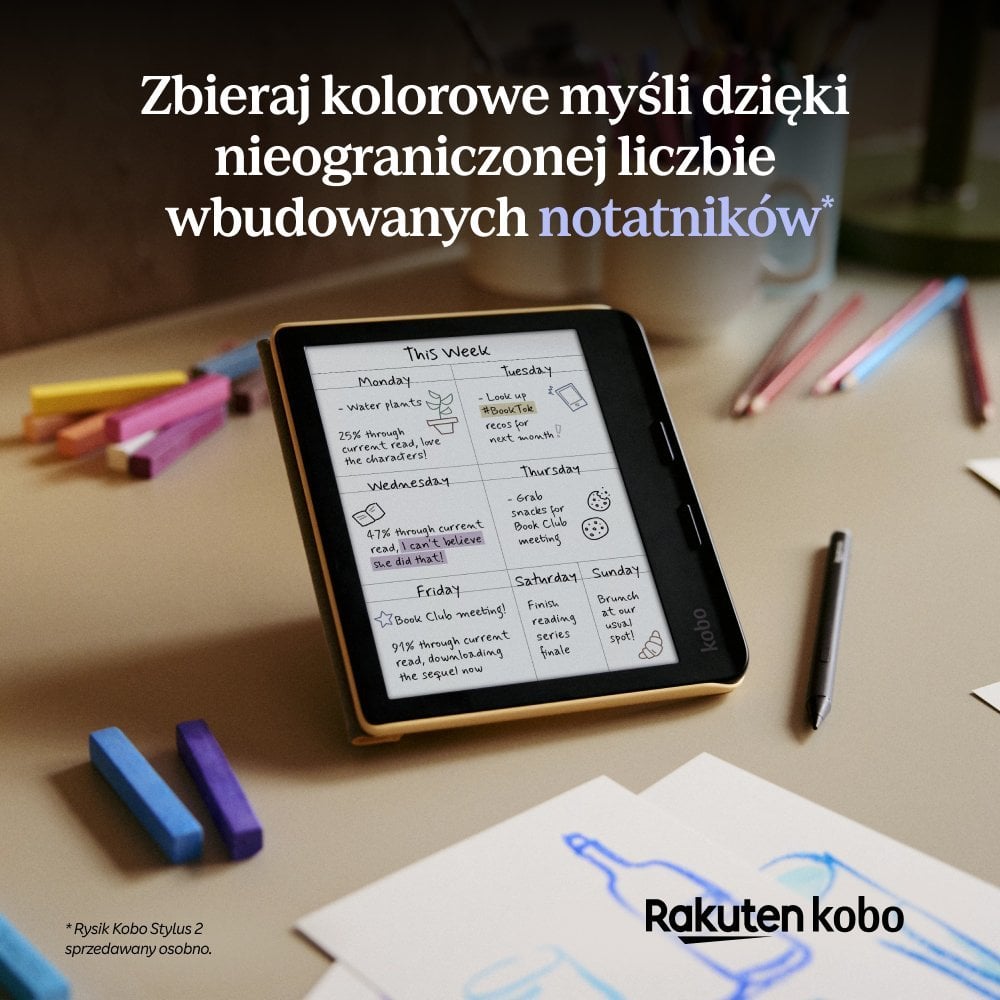 Lexues e-book Kobo Libra Color, 7", i bardhë