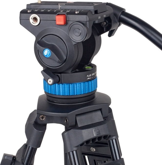 Tripod për video Sirui SH-25, lartësi 91-190 cm, kapacitet 10 kg, i zi