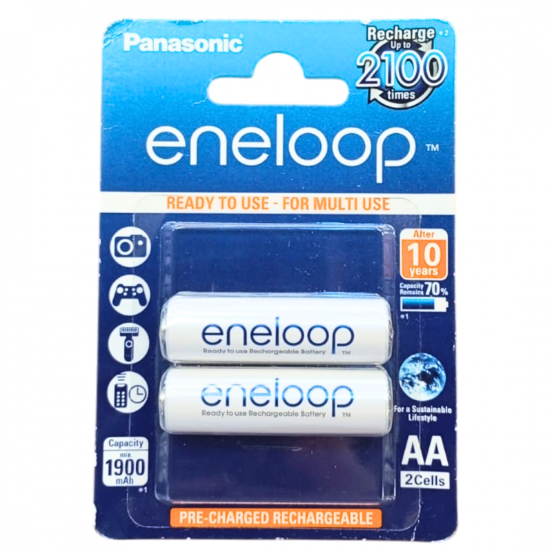 Panasonic Eneloop Batteries AA/2B 1900mAh