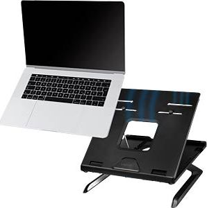 Qëndrim laptopi LogiLink AA0133, 9 pozicione rregullimi, 10-15.6", gri