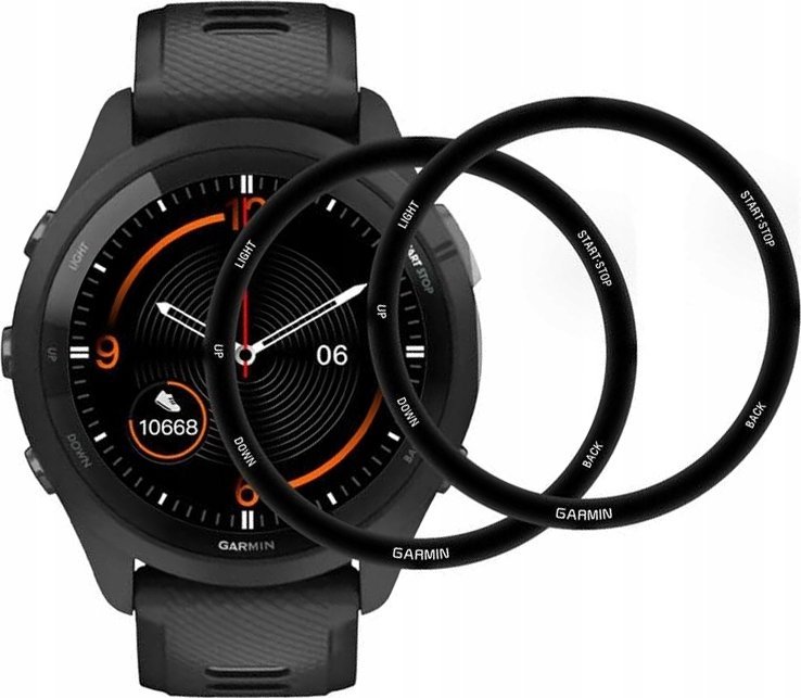 Xham mbrojtës Wozinsky Full Glue për Garmin Forerunner 265S 46mm, set 2 copë, transparent