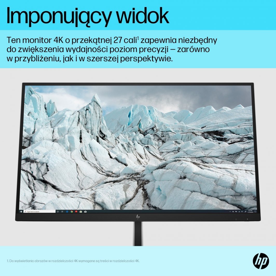 Monitor HP E27K G5, 27", 4K, USB-C 65W, i zi