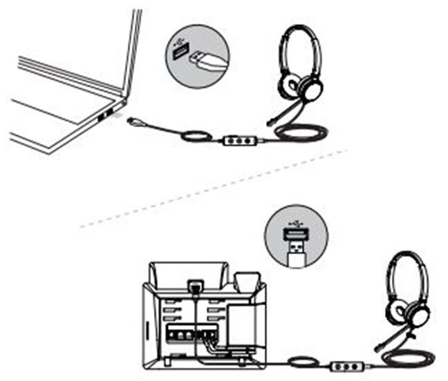 Слушалки YEALINK UH36, црни