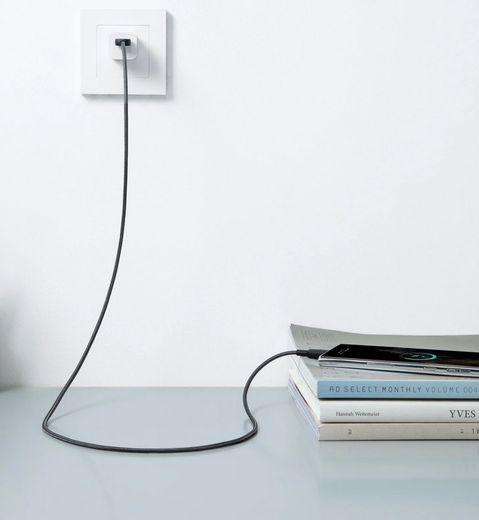 Kabllo USB Anker 322, USB A në USB C, 0.9 m, e zezë